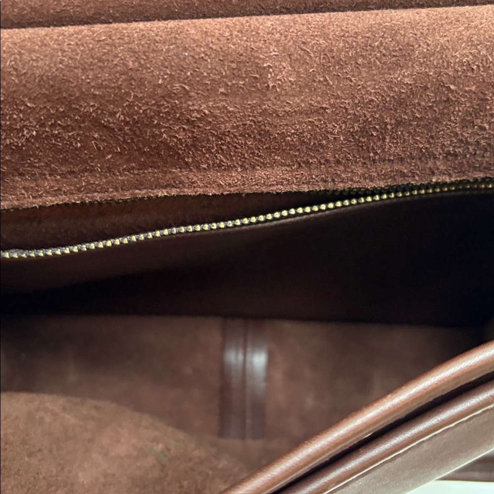 Vintage Coach Willis 9927 Mahogany USA Unused Pristine Crossbody - Picture 5 of 7